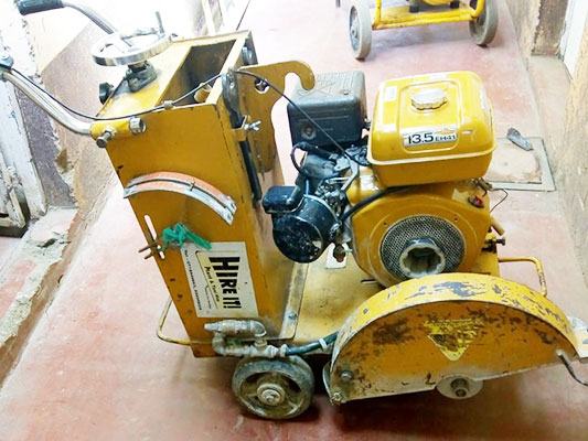Disc Cutter Floor Trolley